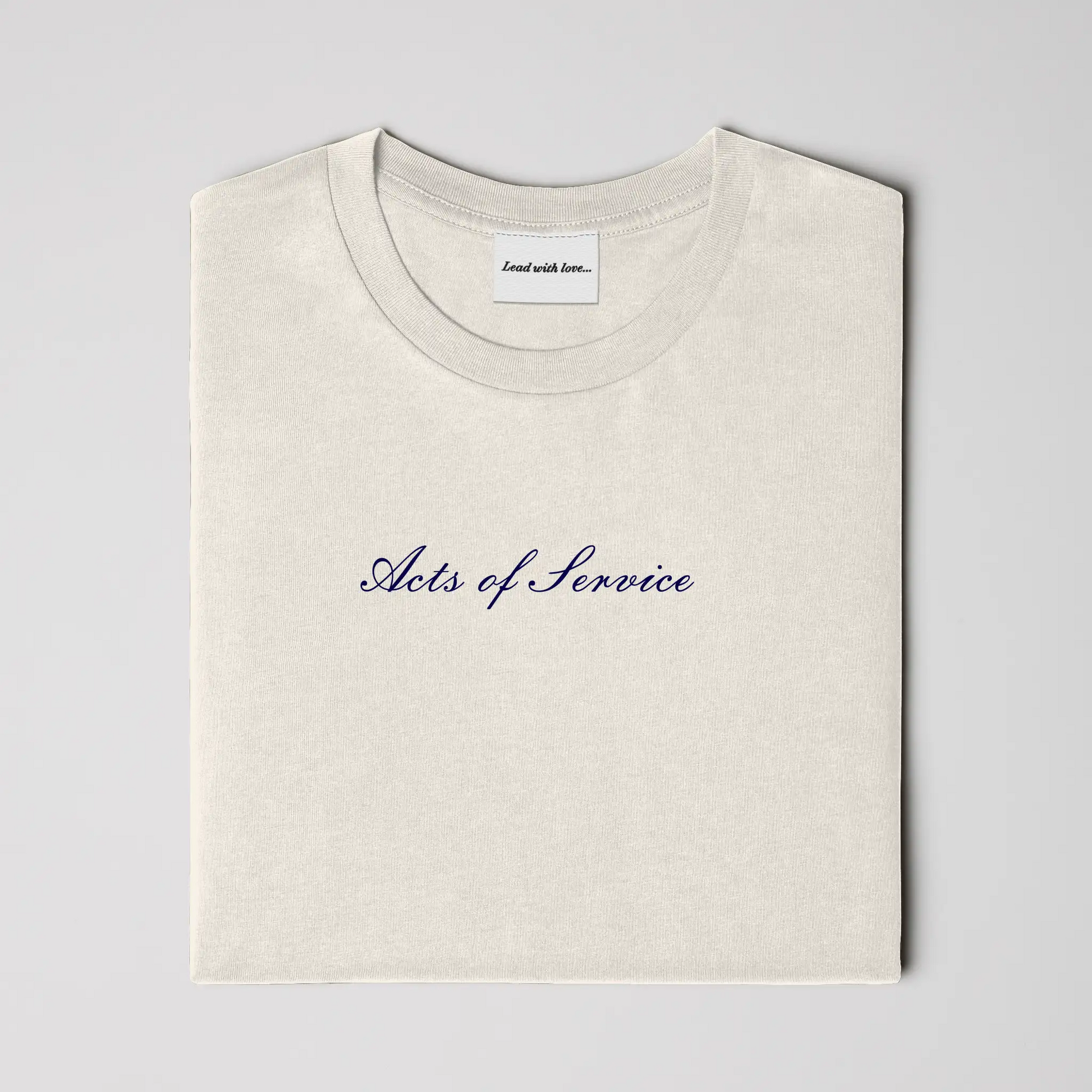 Acts of Service – Embroidered Tee