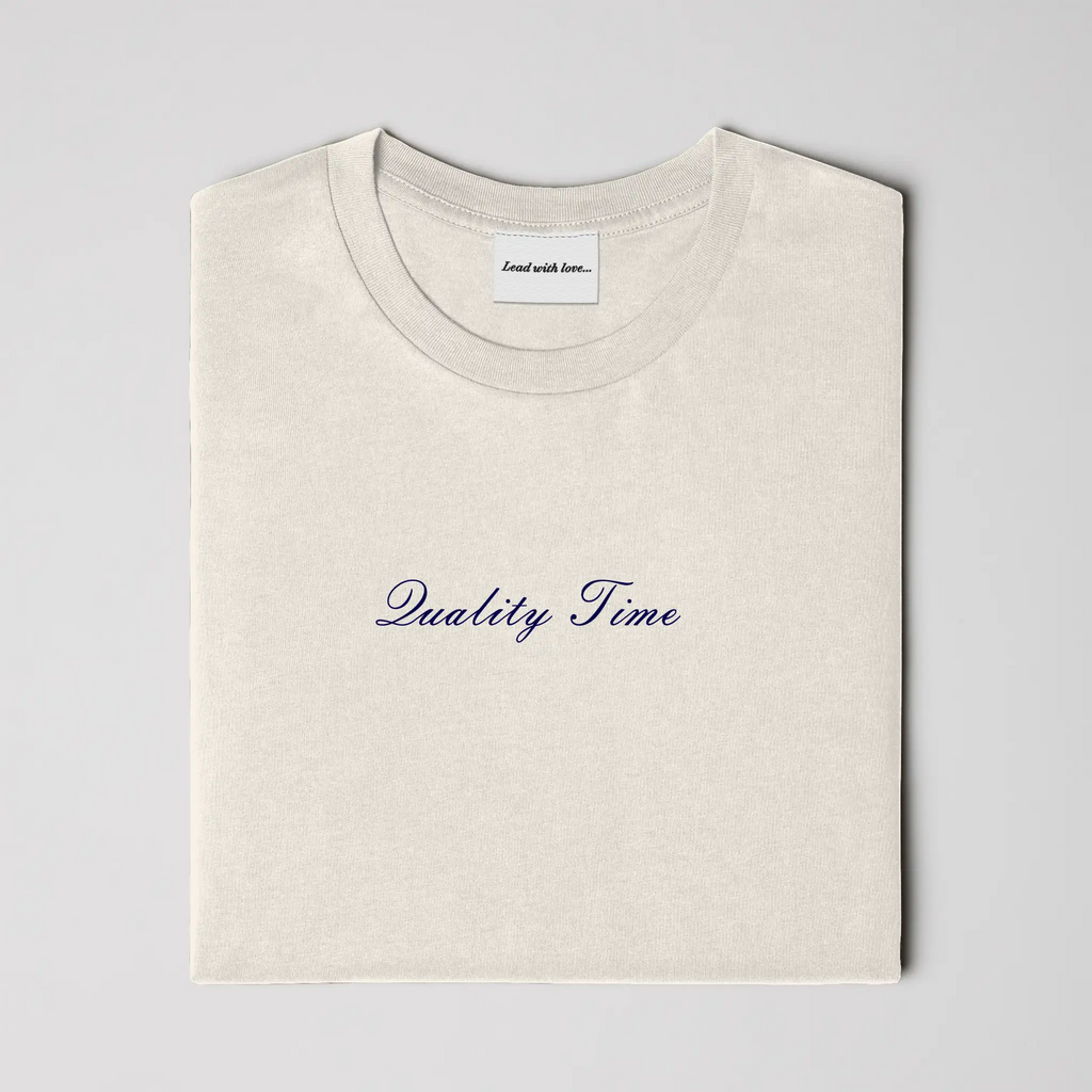 Quality Time – Embroidered Tee