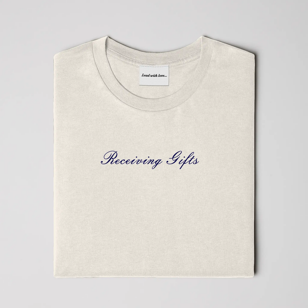 Receiving Gifts – Embroidered Tee