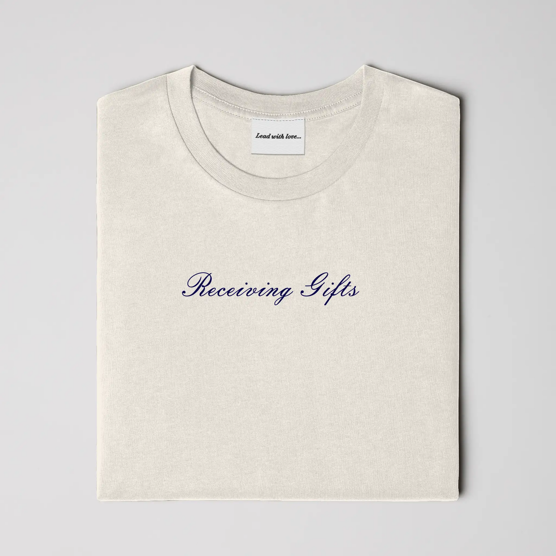 Receiving Gifts – Embroidered Tee