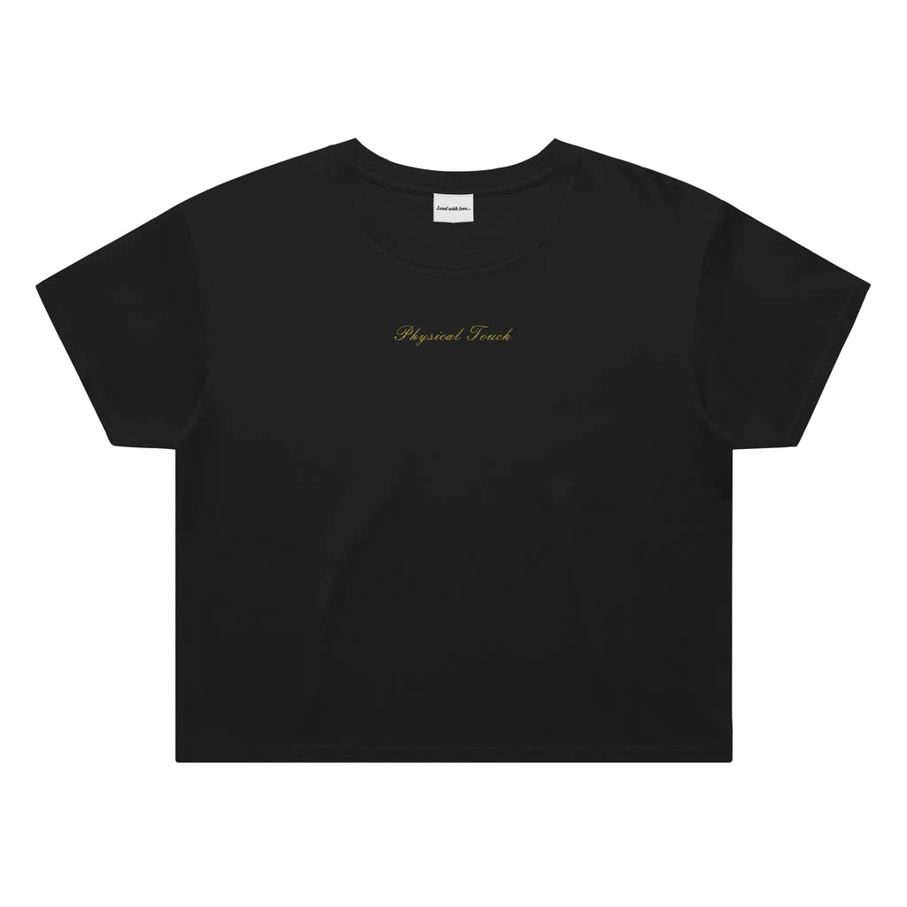 &amp;quot;Physical Touch&amp;quot; – Classic Crop Embroidered Tee