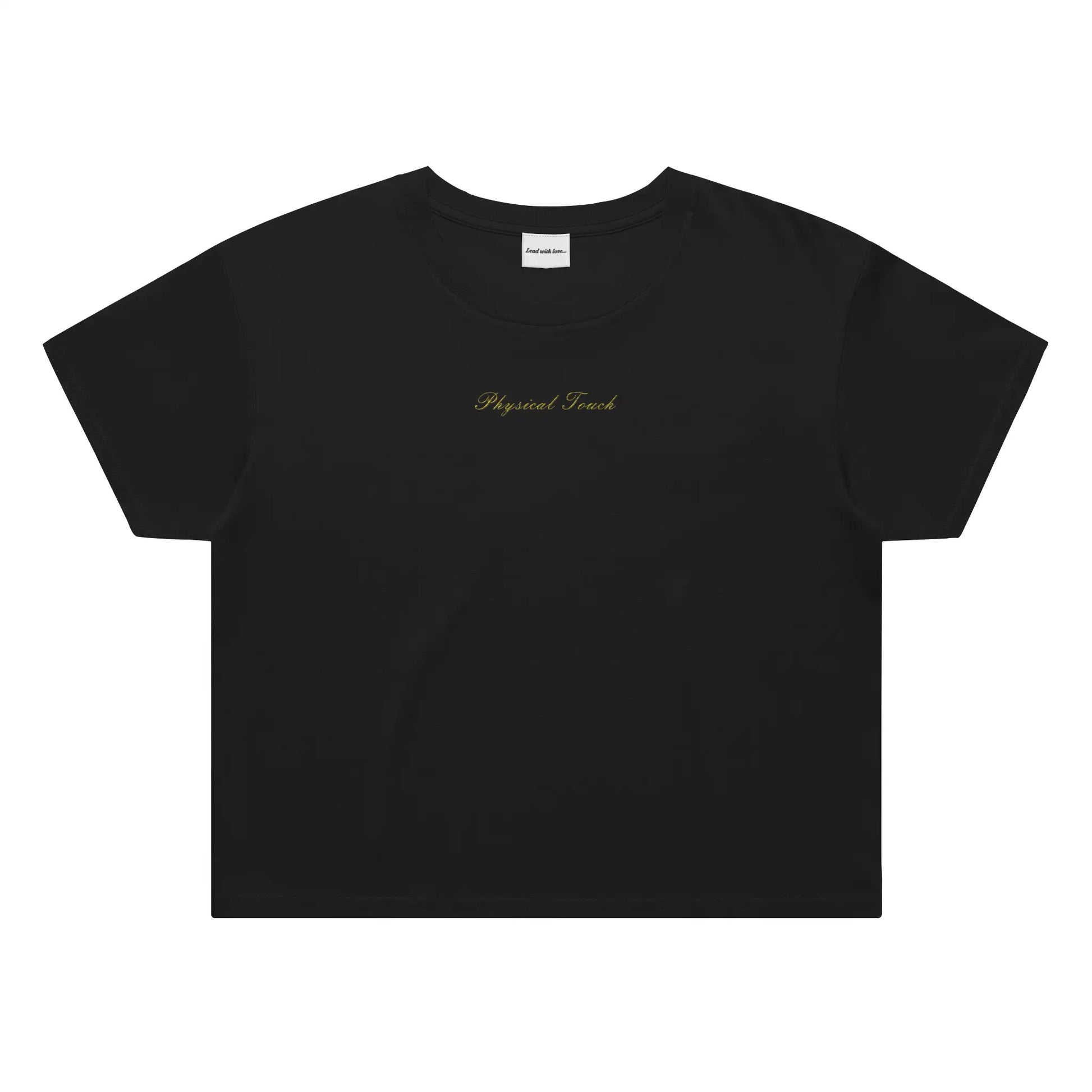 &amp;quot;Physical Touch&amp;quot; – Classic Crop Embroidered Tee