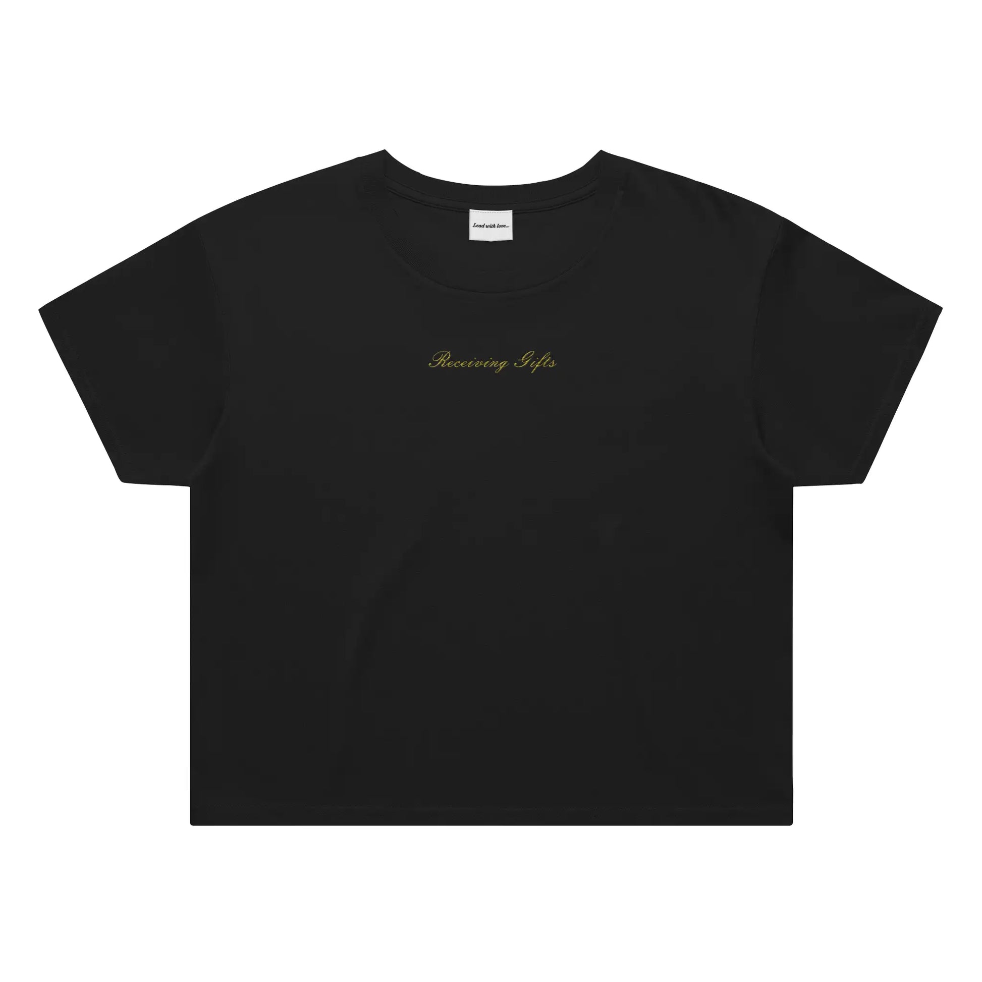 &amp;quot;Receiving Gifts&amp;quot; – Classic Crop Embroidered Tee