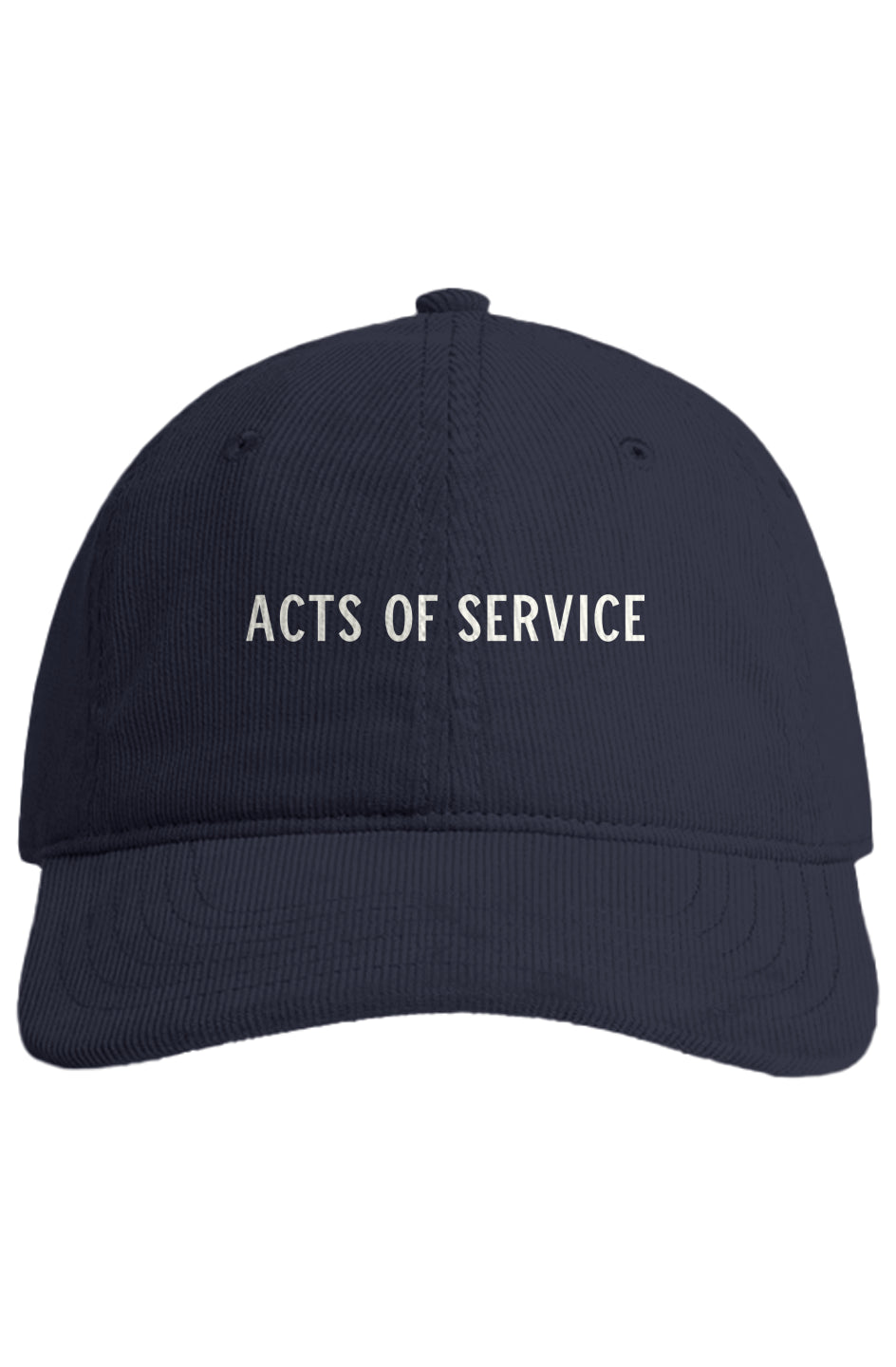 "Acts of Service" – Embroidered Cord Cap