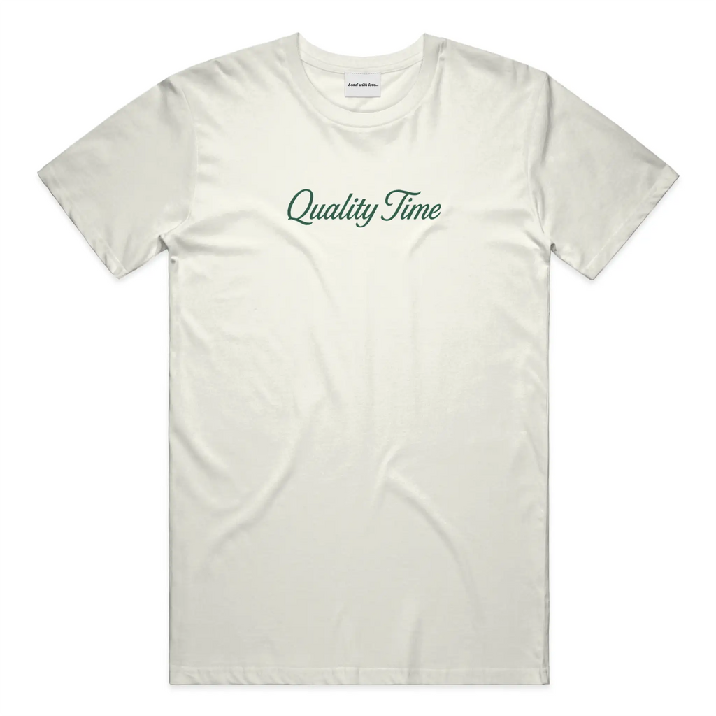 &amp;quot;Quality Time&amp;quot; – Embroidered Tee