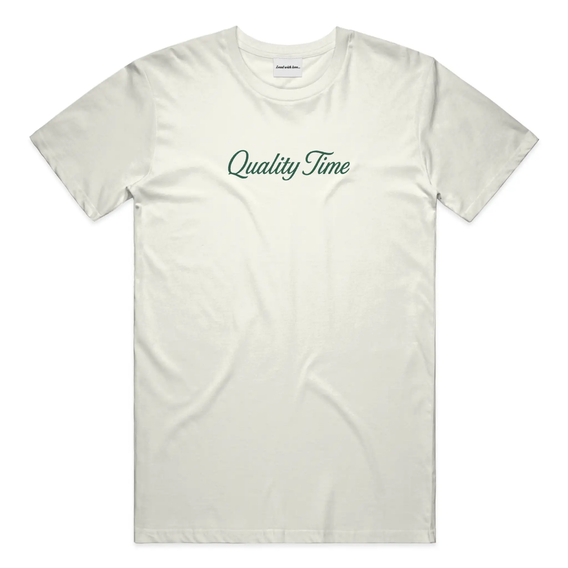 &amp;quot;Quality Time&amp;quot; – Embroidered Tee