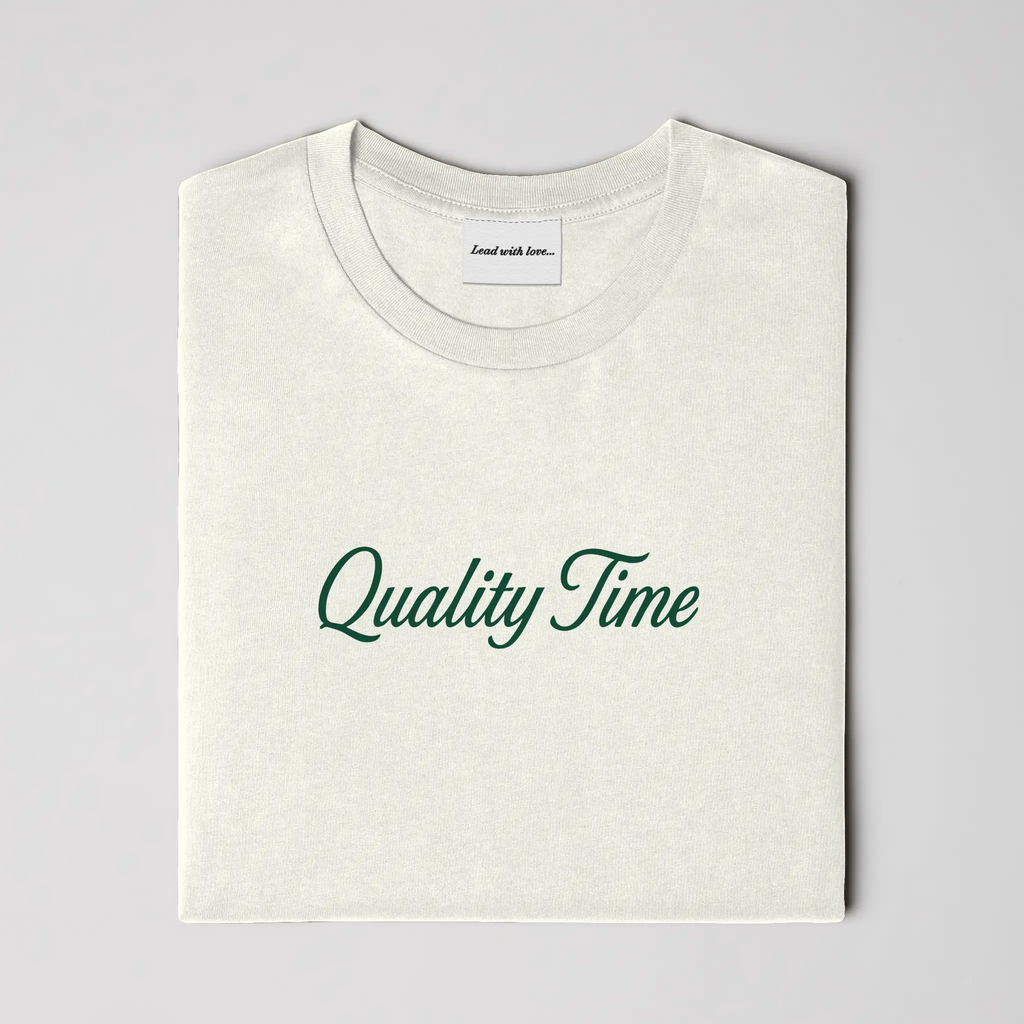 &amp;quot;Quality Time&amp;quot; – Embroidered Tee