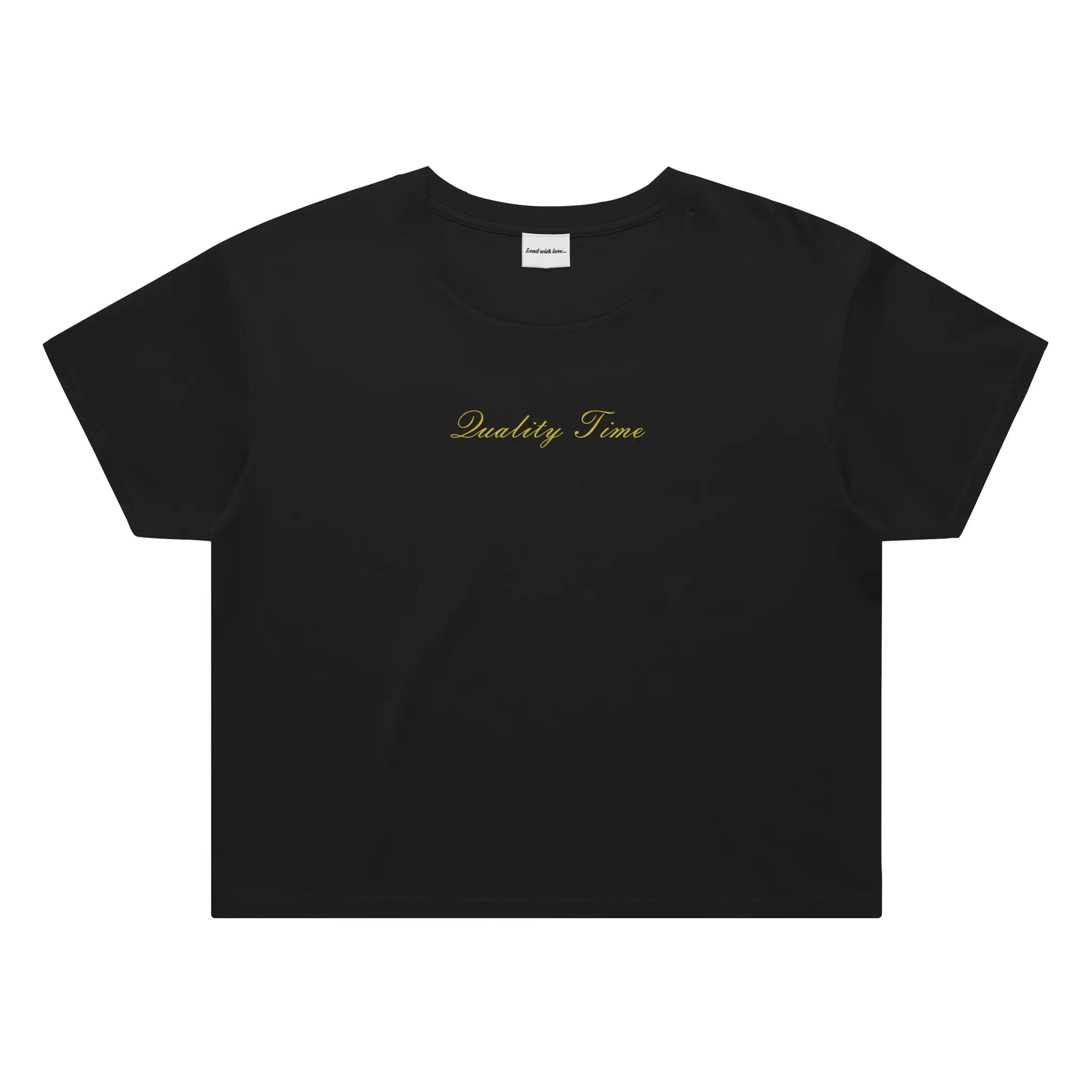 &amp;quot;Quality Time&amp;quot; – Classic Crop Tee