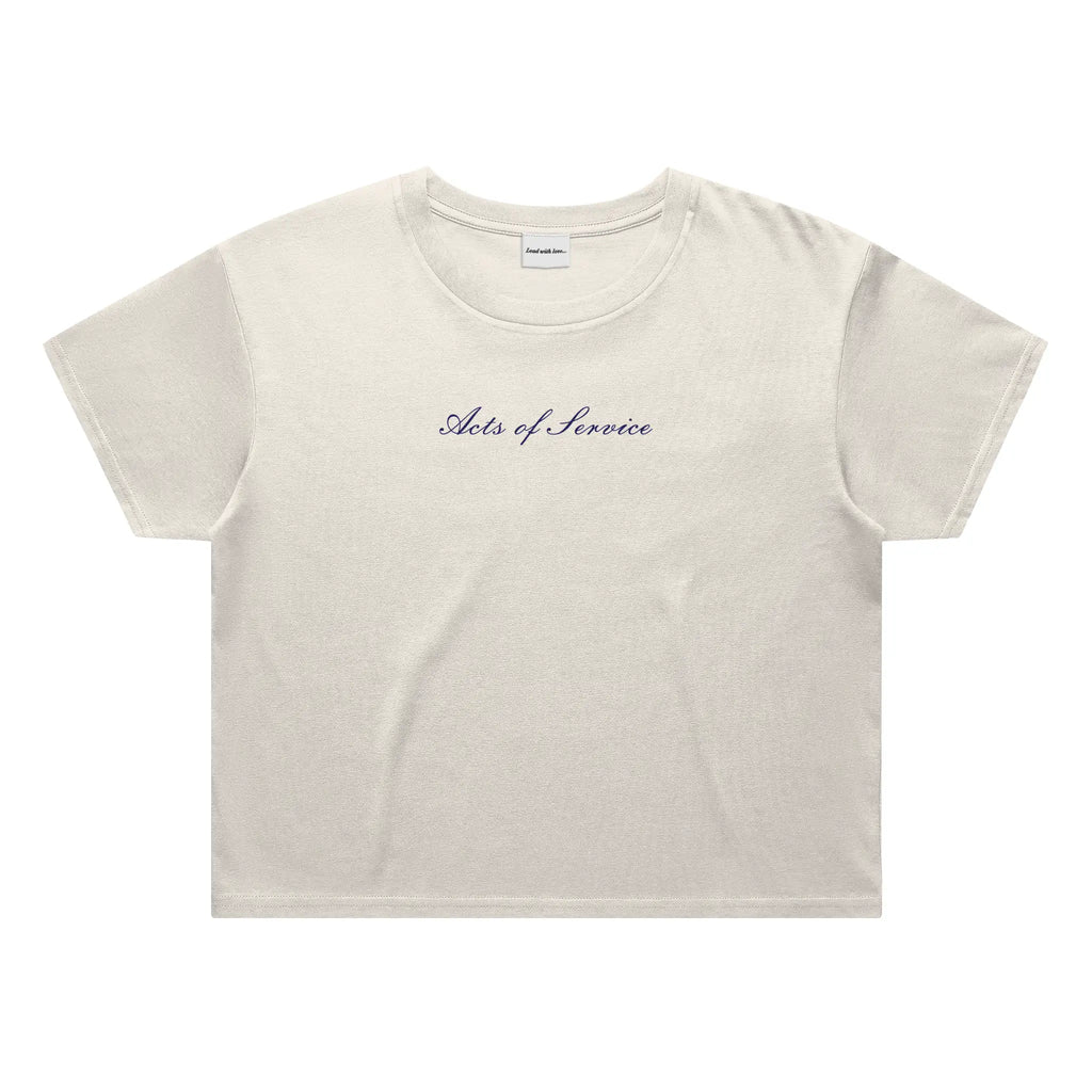 &amp;quot;Acts of Service&amp;quot;– Classic Crop Tee