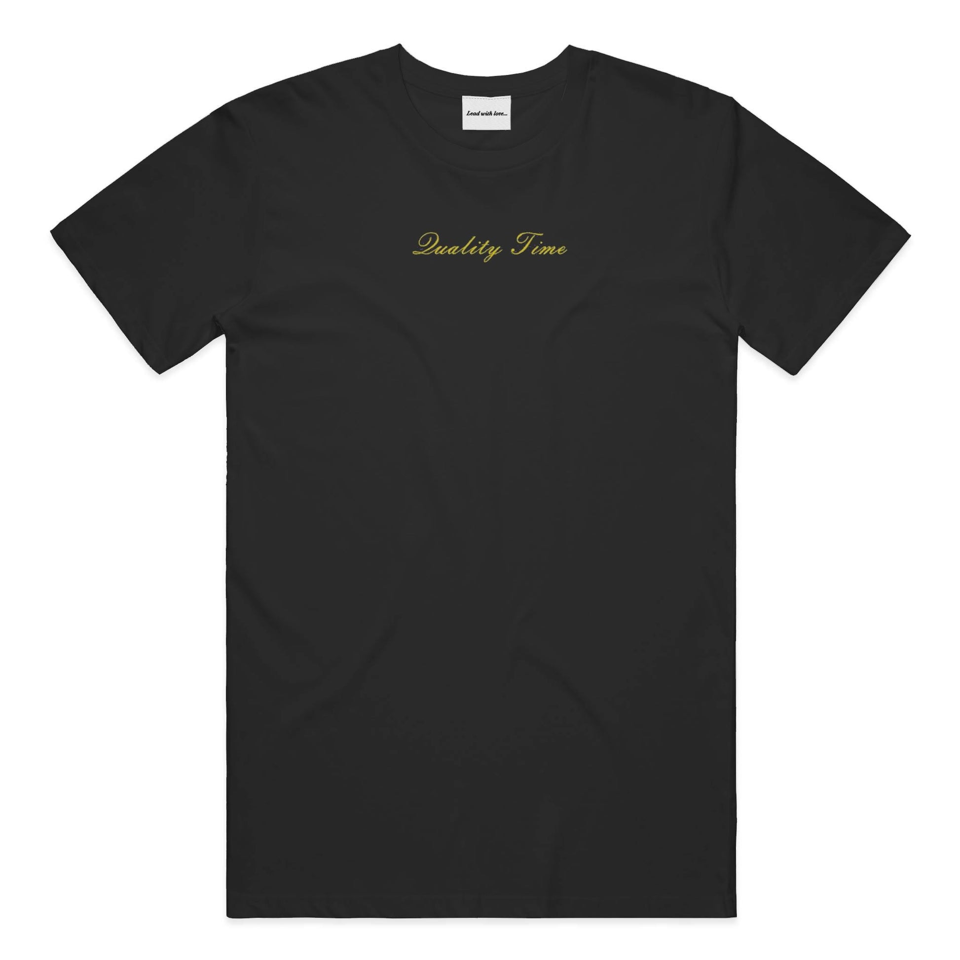 "Quality Time" – Embroidered Tee
