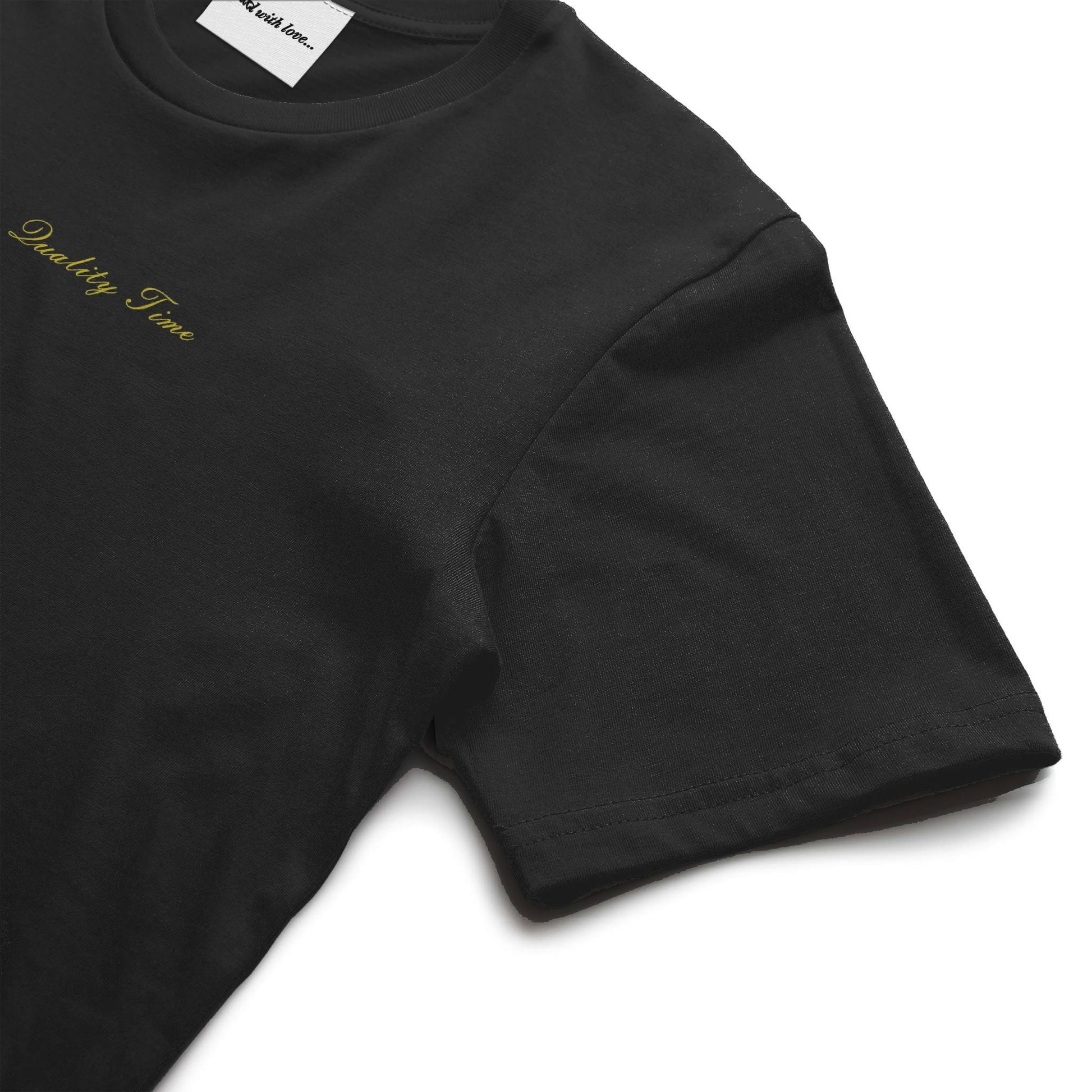 "Quality Time" – Embroidered Tee