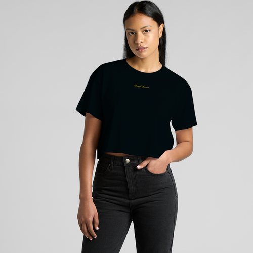 "Acts of Service" – Classic Crop Embroidered Tee